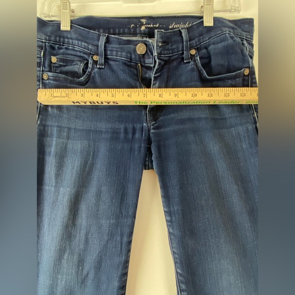 7 for all mankind straight-leg jeans Sz26x32 (sku 113) - Picture 5 of 15